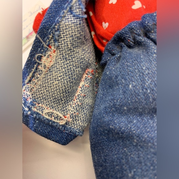 Vintage HANDMADE 11” Black African American Cloth Rag Doll Folk Art Provenance - Picture 4 of 7